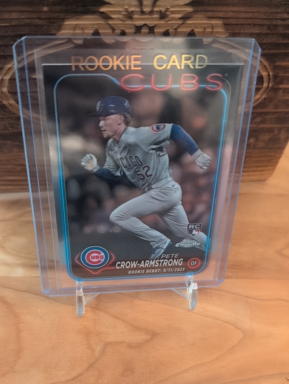 2024 Topps Chrome Pete Crow-Armstrong Rookie Debut Rookie Card Cubs